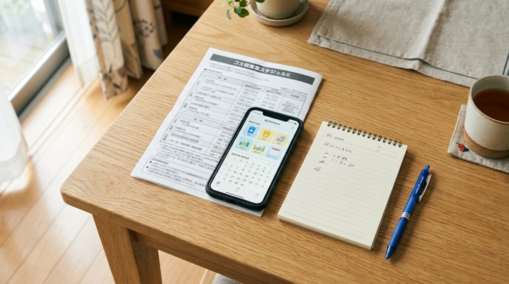 粗大ゴミを出す3ステップ【大網白里市版】