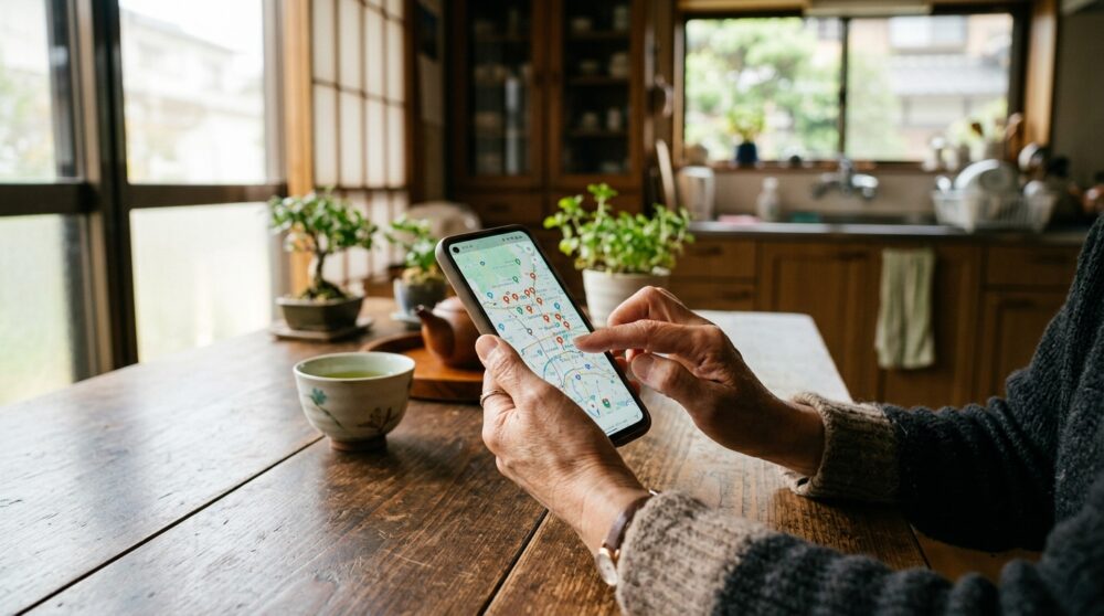 最寄りの避難所をすぐ調べる方法