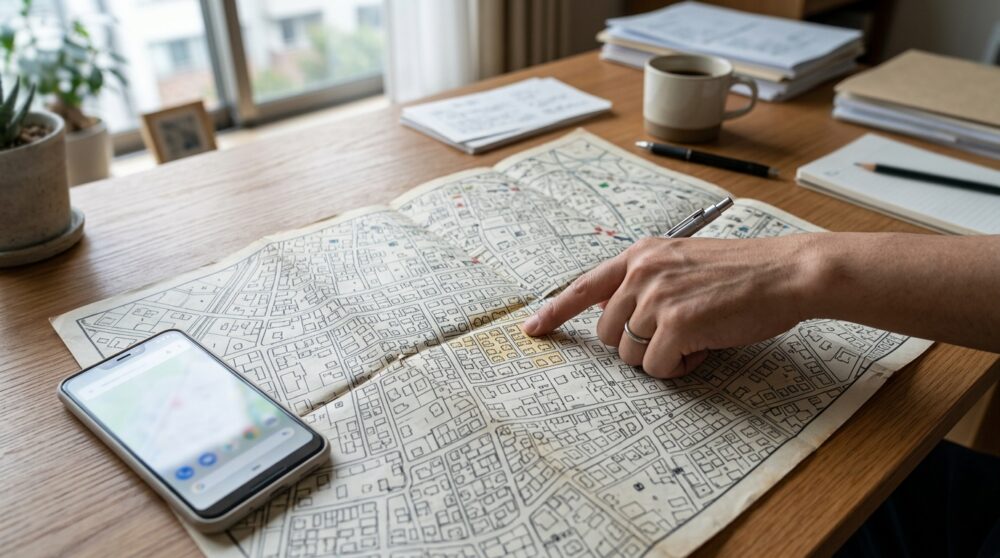 学区の調べ方：まず番地で確認する