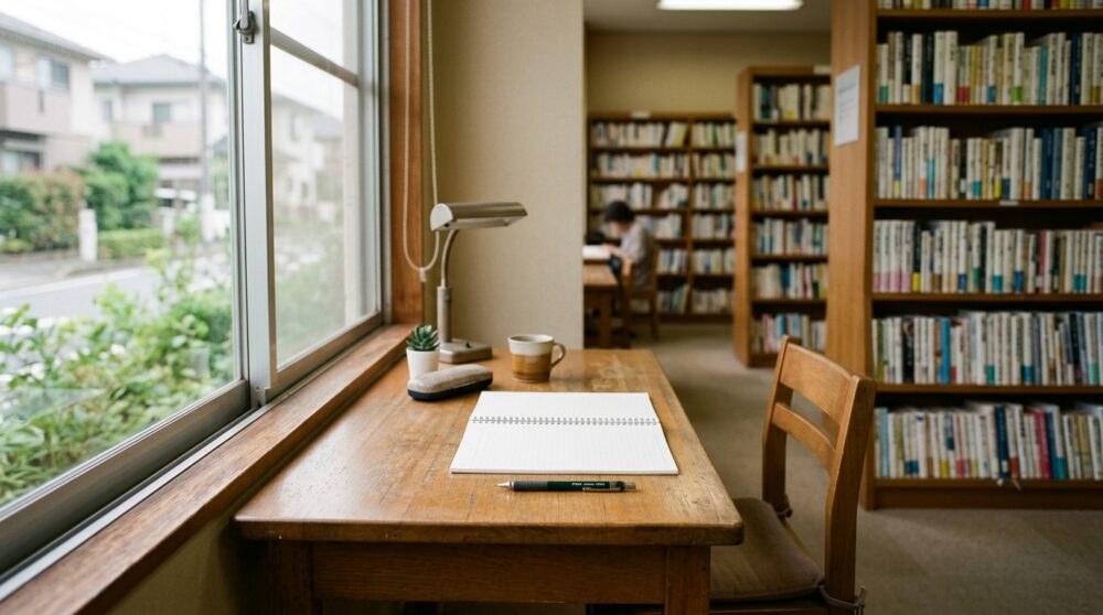 図書室で勉強できる？自習スペース情報