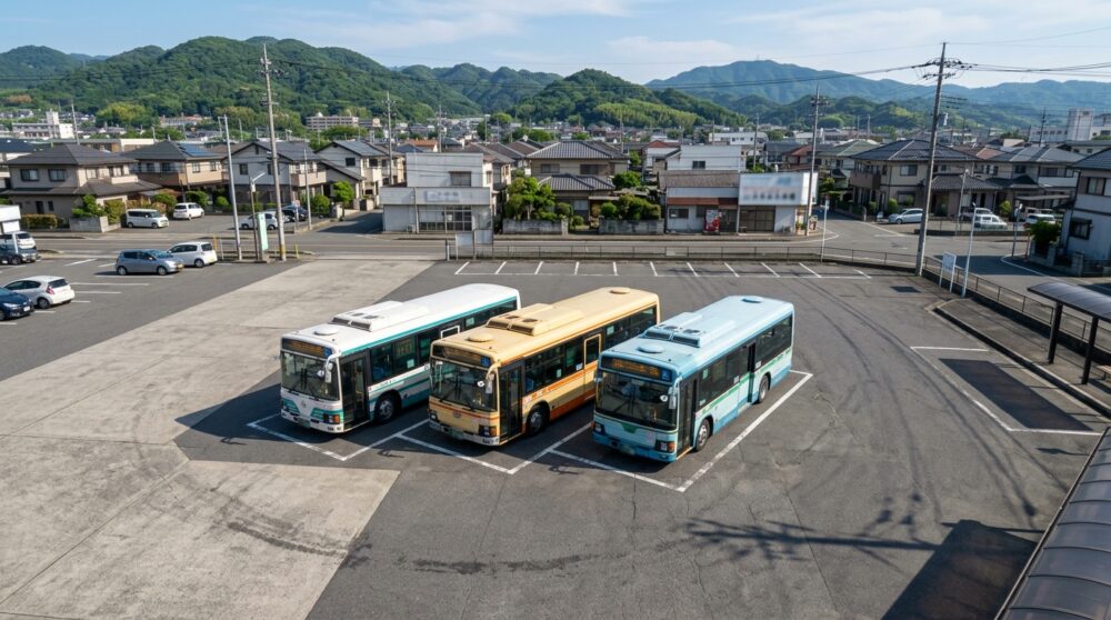 3路線を一覧で比較——地区別コミュニティバス
