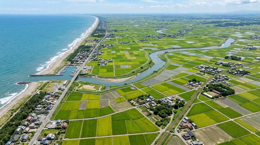 大網白里市が想定する津波の発生源と地形リスク