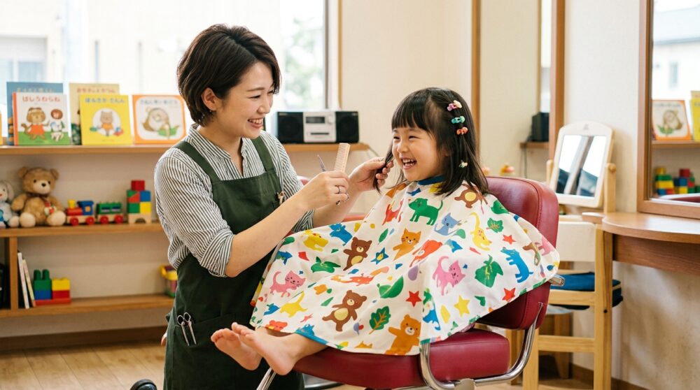 子連れ・キッズカット対応のサロン