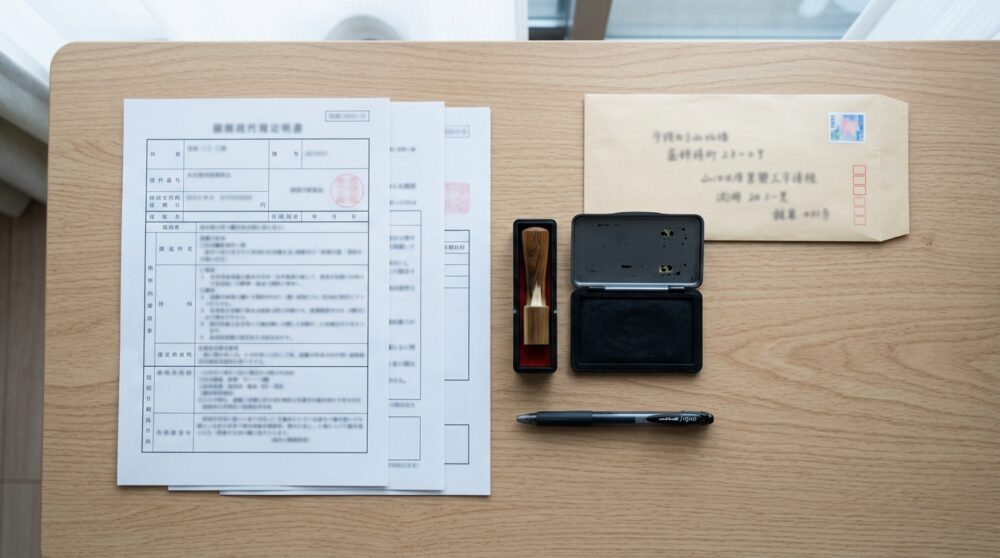 申込に必要な書類と準備の注意点