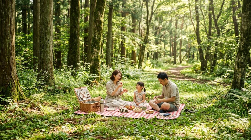 十枝の森｜無料で入れる自然の森でピクニック