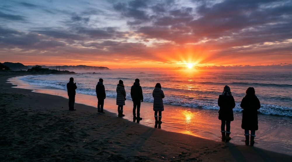 白里海岸 元旦祭2025と周辺の開いてる店