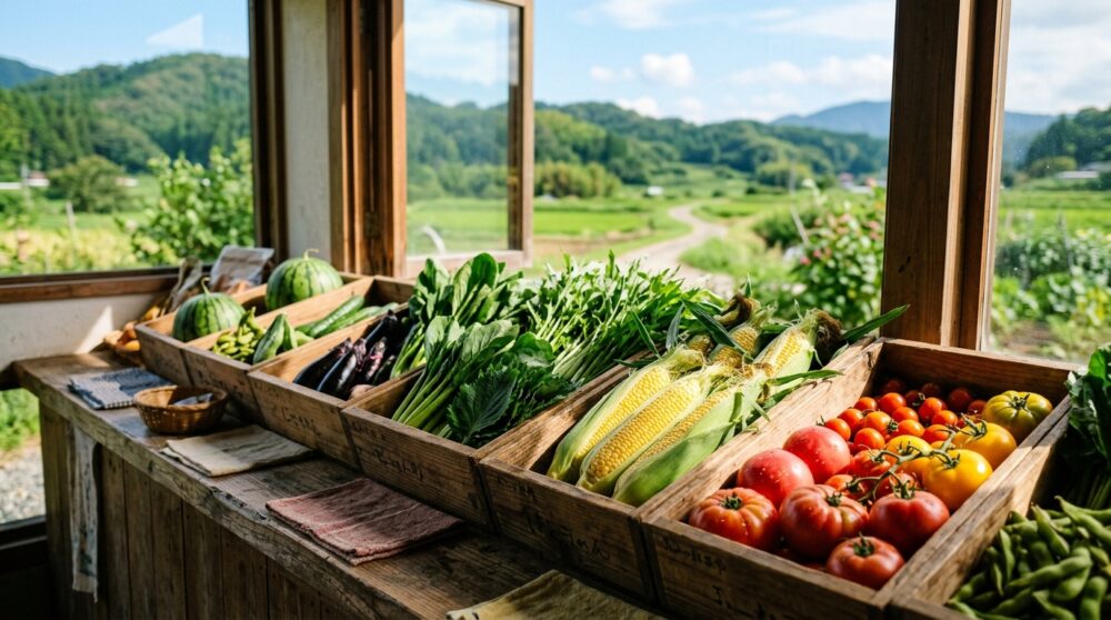 アウトドア前後に立ち寄れる直売所