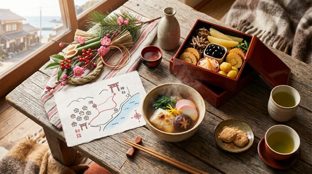 元旦を丸ごと楽しむ大網白里プランの作り方