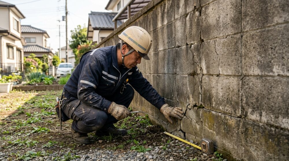 意外と知らないフェンス工事の注意点｜隣地との境界確認・ブロック塀の強度