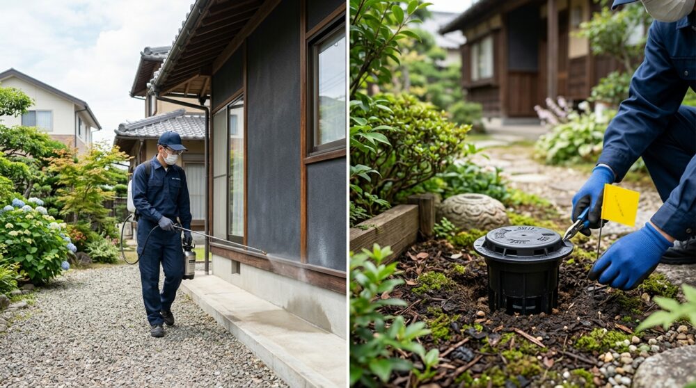 駆除工法を比較|バリア工法vsベイト工法、どちらを選ぶ?